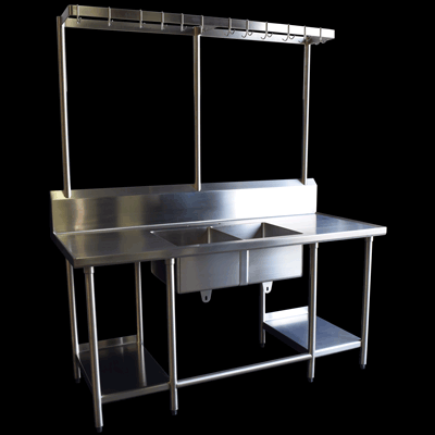 Custom Designed Work Stations for Bakery & Kitchen