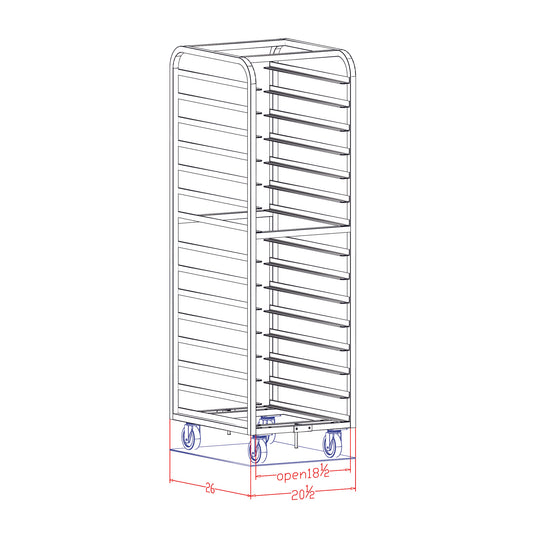 23054S_PG RACK SS BA 10 PAN EL PIN GUIDE SGL OV