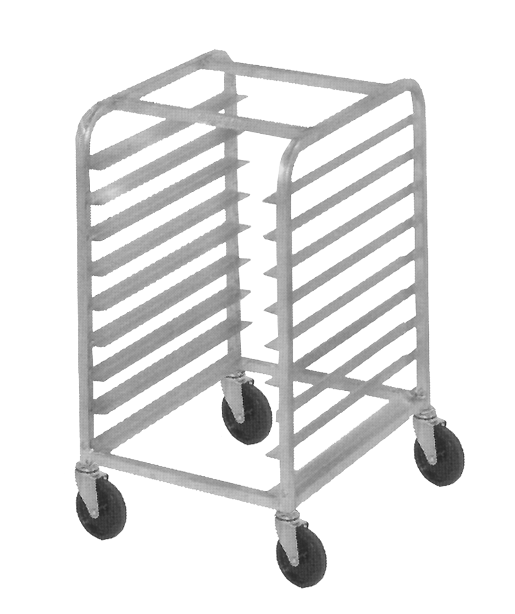 23731 RACK BUN PAN 1/2_SIZE SS SGL_EL 9x3"SC