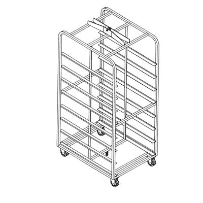 1124 RACK DAHLEN SSDBLSL 4000 24x2.5" 18x26"