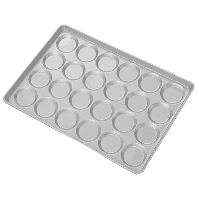 14610 PAN HAMBURGER BUNS 3 3/4"DIA 4X6 18x26"