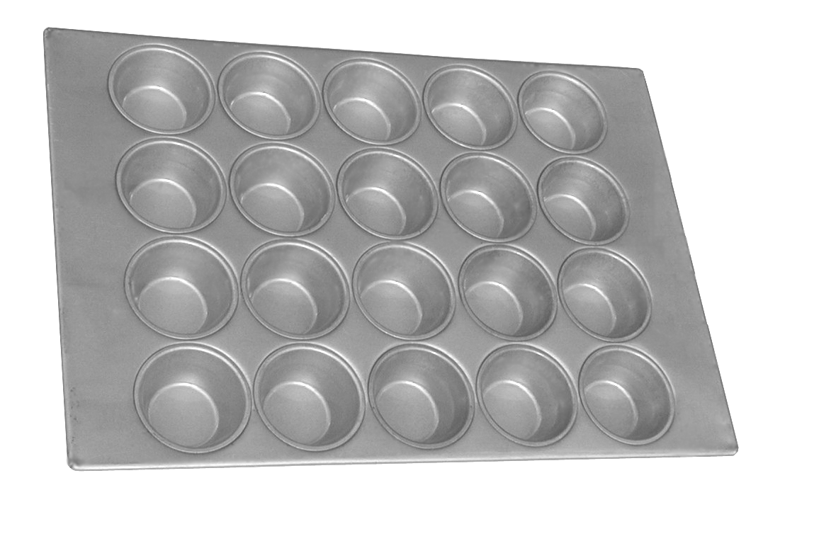 15352 PAN MUFFIN PECAN 3 11/16" 4X5 18x26"