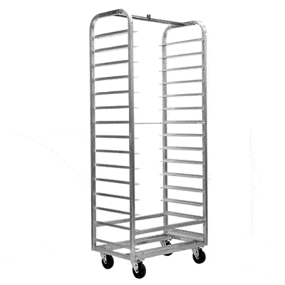 Magna Heavy Duty, Single Side Load Aluminum A Lift Revent Style Oven Rack, 7.5"/8 Spacing, Item 2521