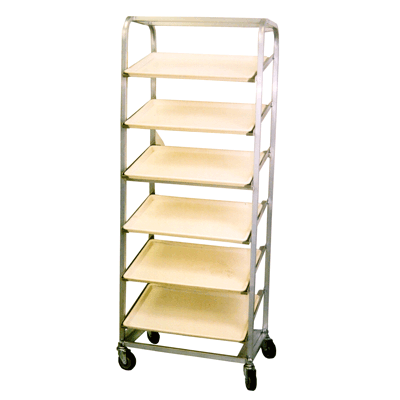 Merchandising Display Carts, Racks with Slanted Shelves