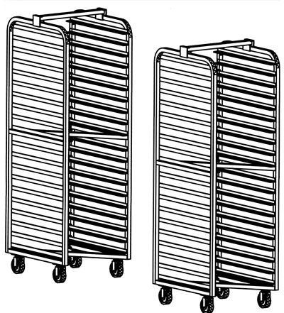Nesting Bun Pan Racks & Carts – Space-Saving, Heavy-Duty Solutions