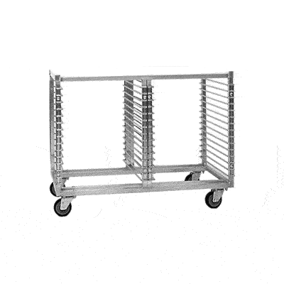 10547 TABLE MOBILE ALUMTOP AL DBL 30x1.5" WIRE