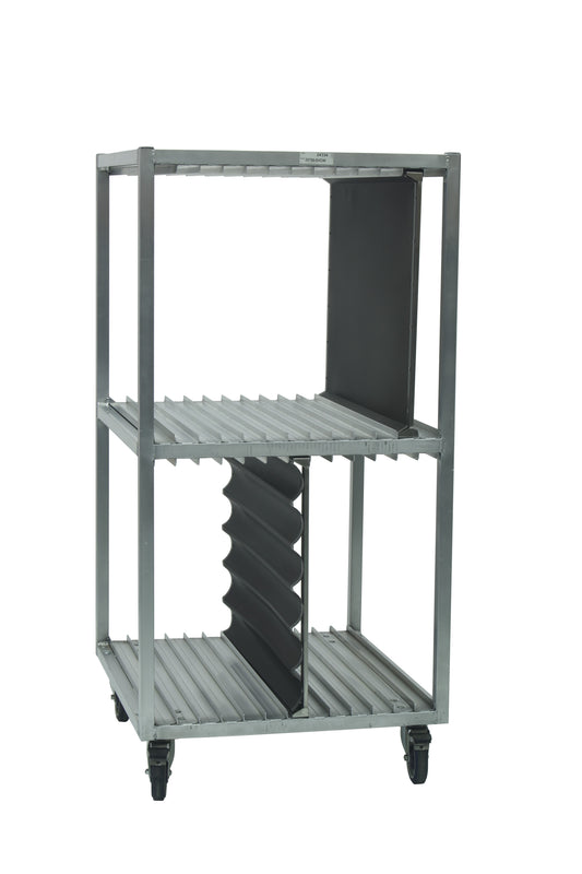 Vertical AL Tray Storage Rack, 2" Spacing, Capacity: 46 Trays Size 600mm x 800mm, Item 20790-2-06-46