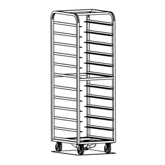 22960 RACK MIWE AL 09 PAN EL SGL BOTTOM LOC