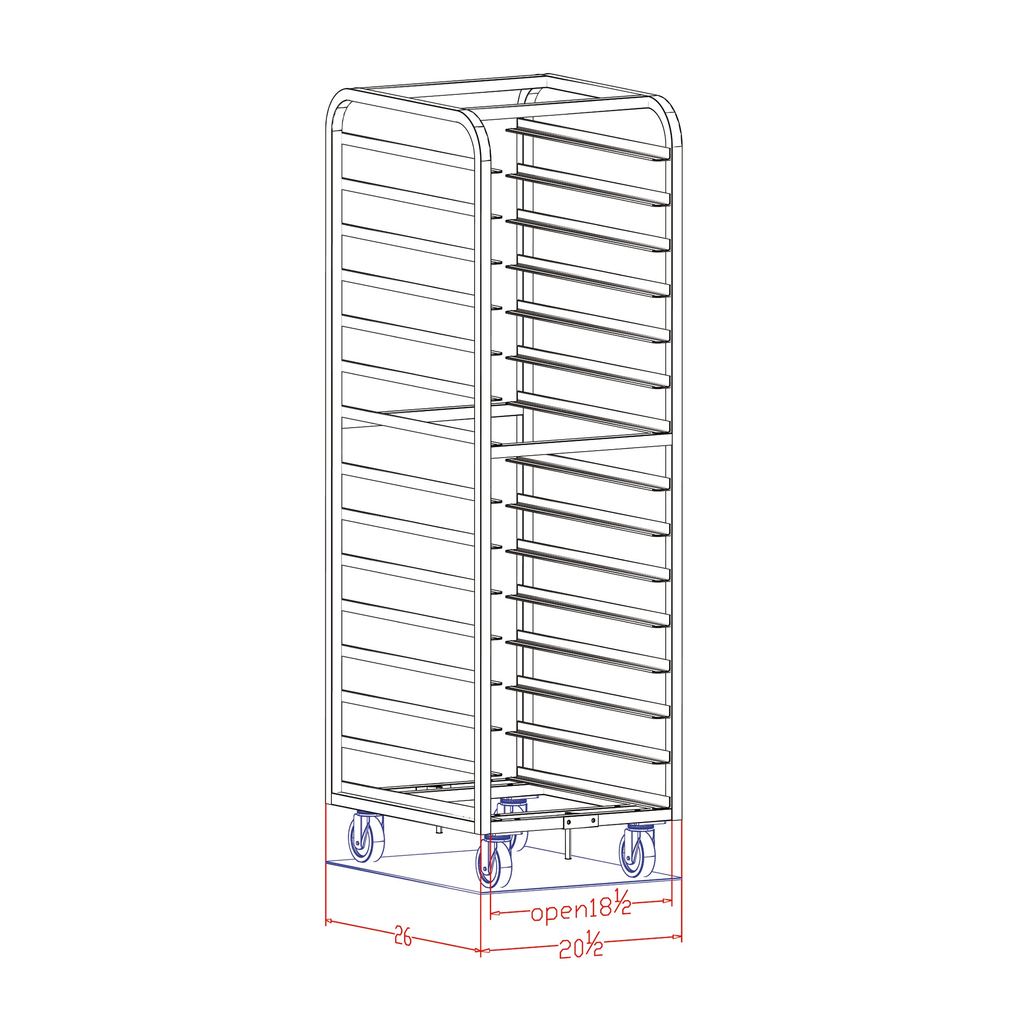 Pg Rack Security 23053S_PG RACK SS BA 12 PAN EL PIN GUIDE SGL OV – Magna Industries Inc