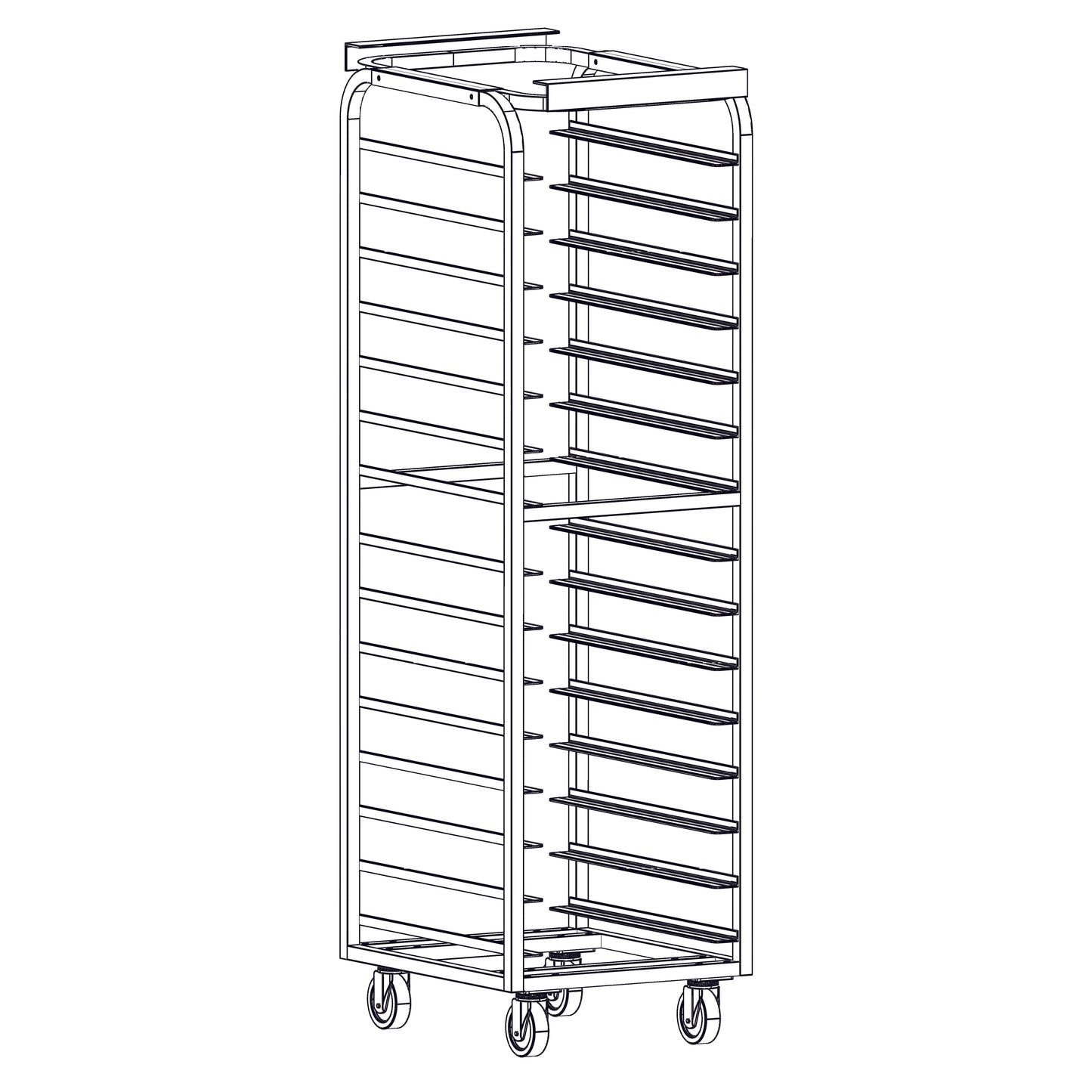 2799 RACK REVENT B SSSGLEL 21x2.75" 20x30"