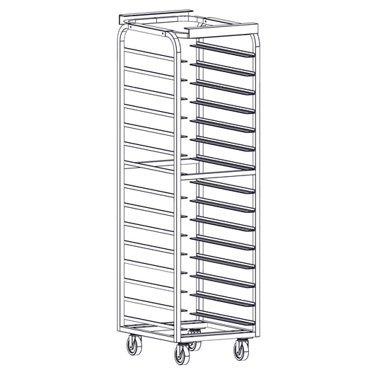 2799 RACK REVENT B SSSGLEL 21x2.75" 20x30"