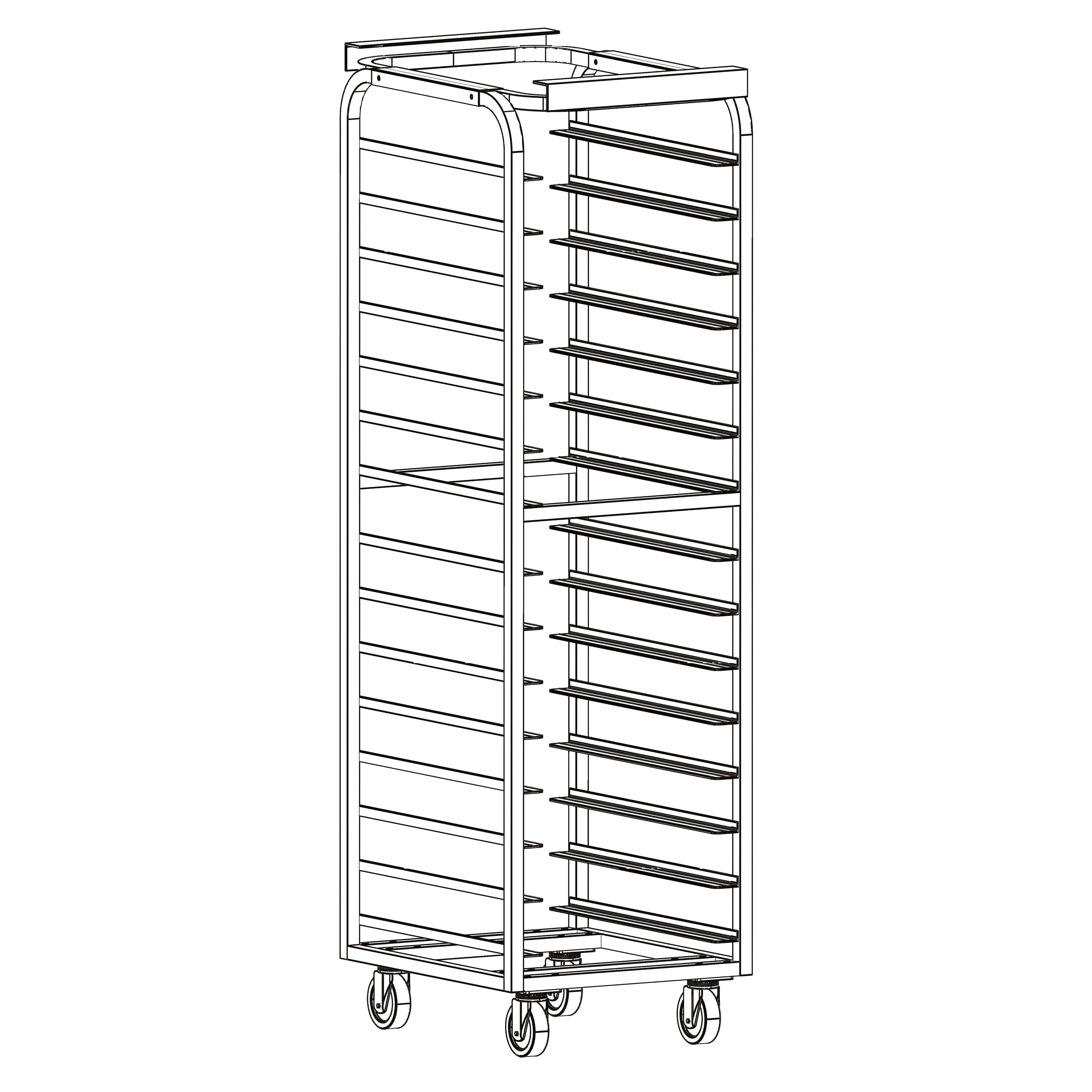 Magnu Rack Box Revent Aluminum Oven Carts | Racks and Trolleys – Magna Industries Inc