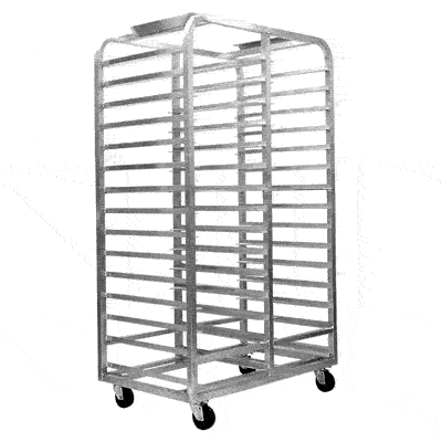 Magna Heavy Duty, Double End Load Aluminum B Lift Revent Style Oven Rack, 2.75"/21 Spacing, Item 2649