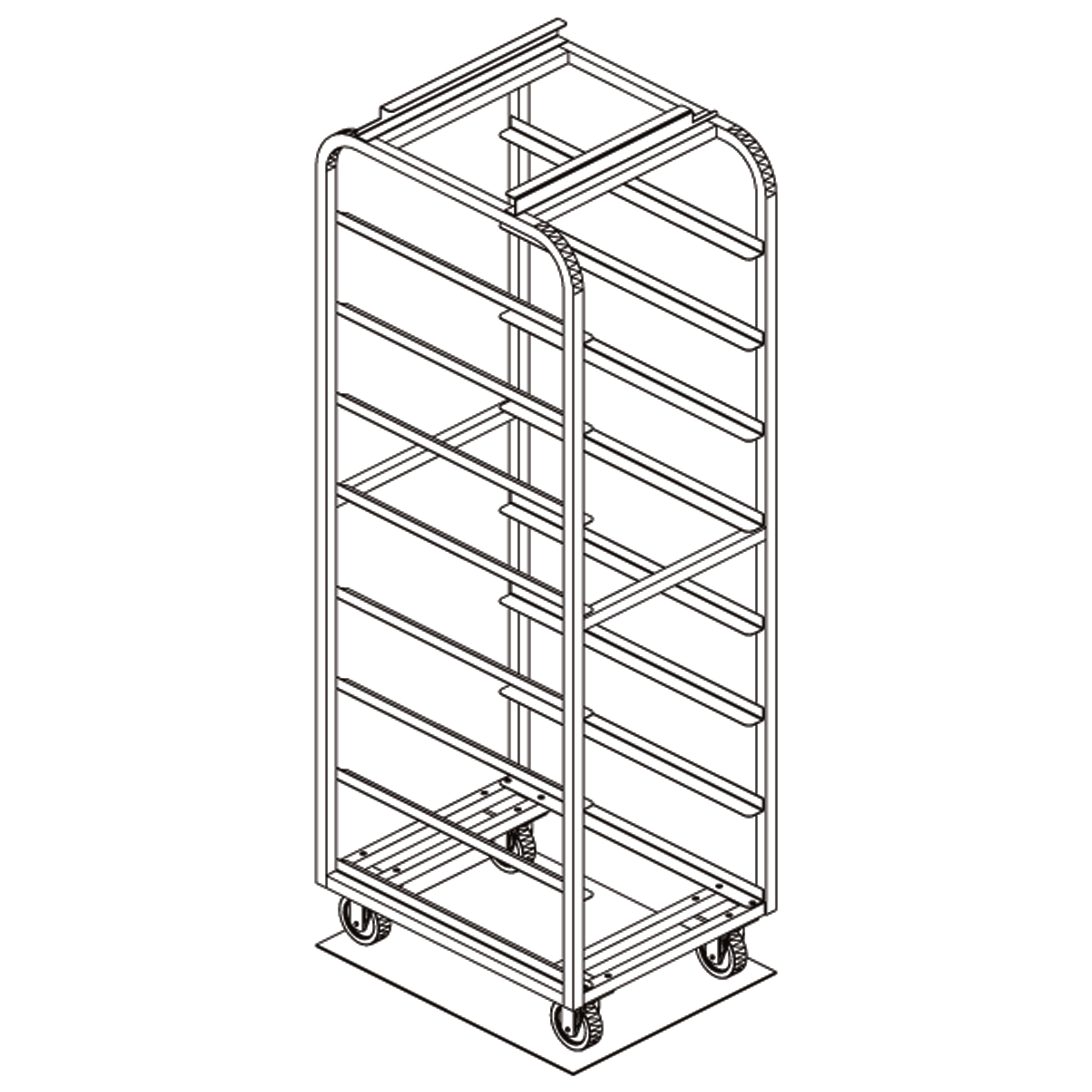 Oven Loader Rails Baxter Aluminum Oven Carts | Racks and Trolleys - All Models – Magna ...