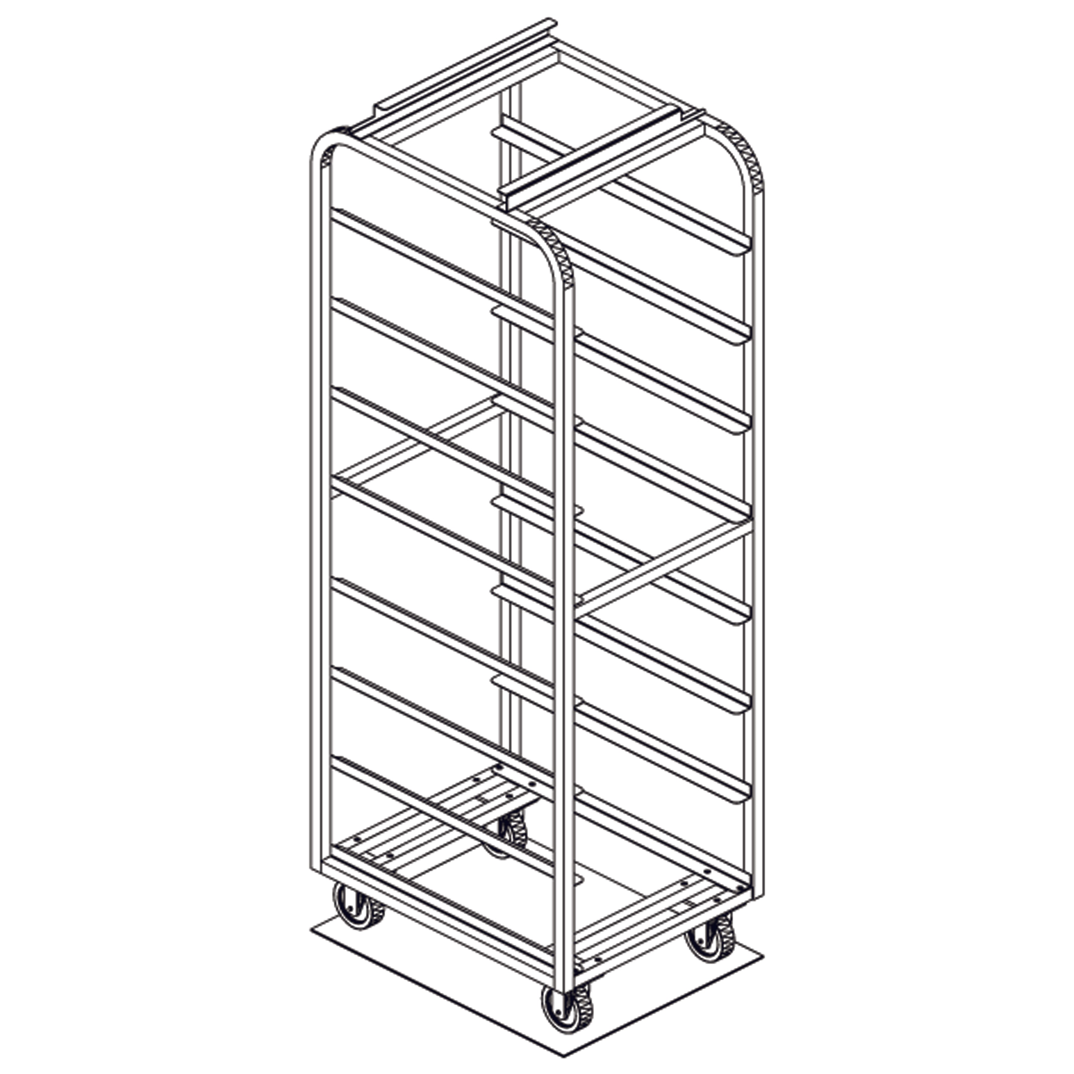 Baxter and LBC Style, Single End Load, Stainless Rack for Double Oven ...