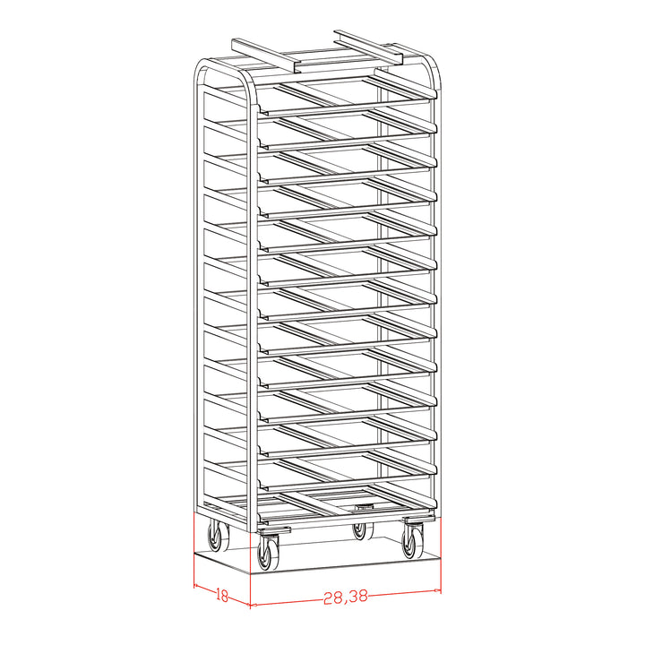Baxter Style Oven Carts | Racks and Trolleys - All Models – Magna ...