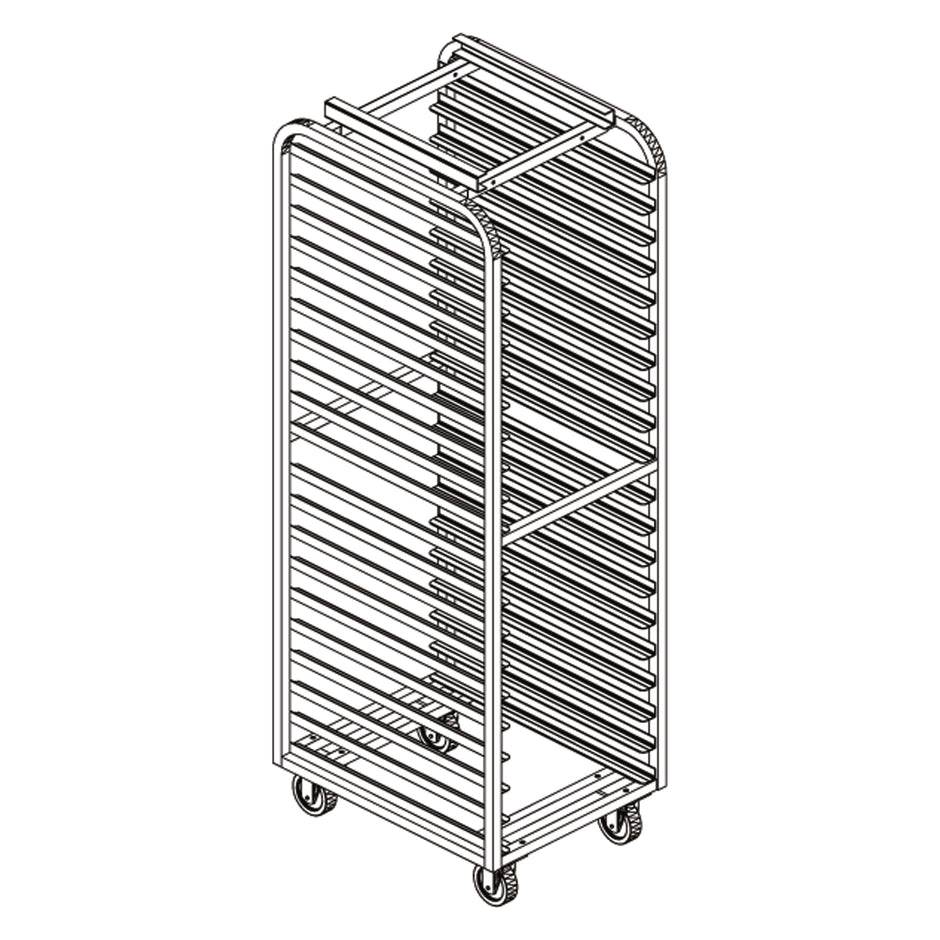 Baxter Aluminum Oven Carts | Racks and Trolleys - All Models – Magna ...