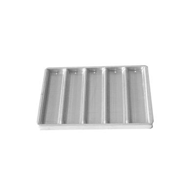 14320 PAN SUB_SANDWICH ROLL 5 MOLDS 12 1/2x3"