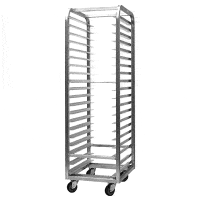 6101 RACK BUN PAN SUPER HD AL SGL EL 10x6"PC