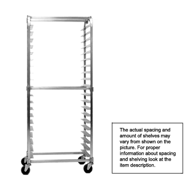 Knock Down Racking 4158KD RACK KNOCK DOWN ALSGLSL 20x3